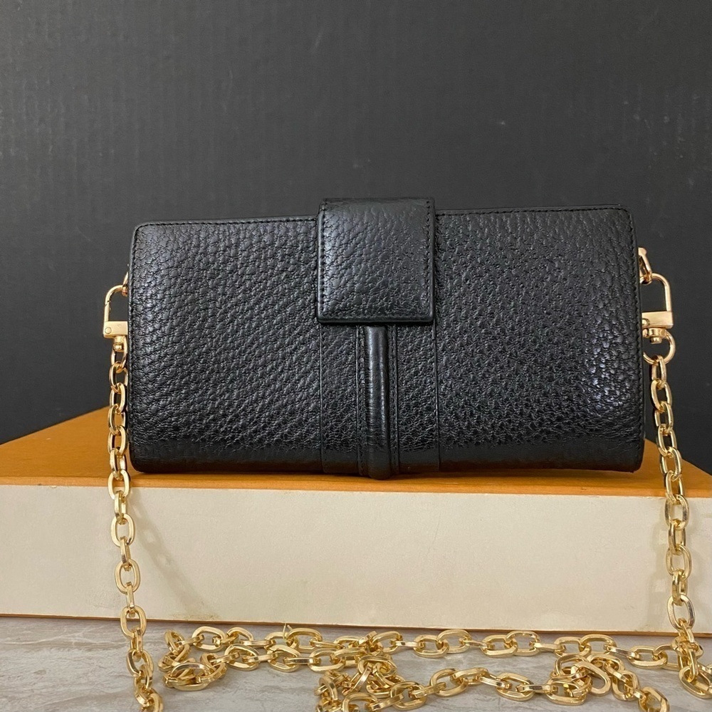 GUCCI G Logo Leather Wallet to Crossbody Bag 💼 - Picture 4 of 16